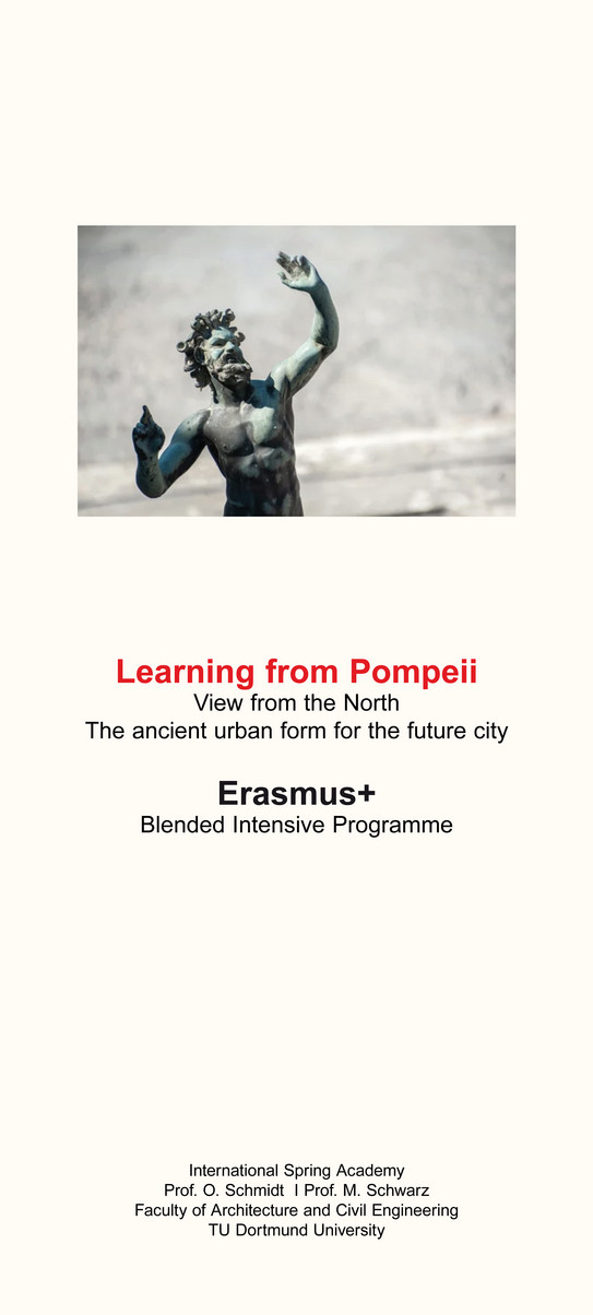 Titelblatt zur Sommerakademie "Learning from Pompeii"