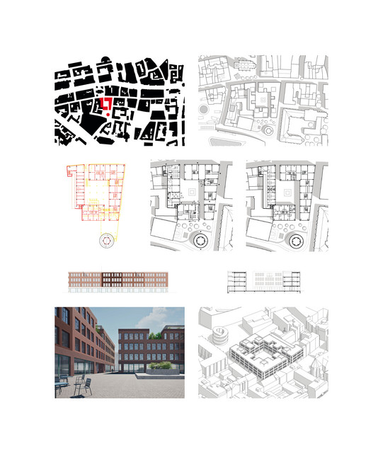 Studentische Arbeiten des Workshops "Internationale Frühjahrsakademie 2024 - Das Kaufhaus"