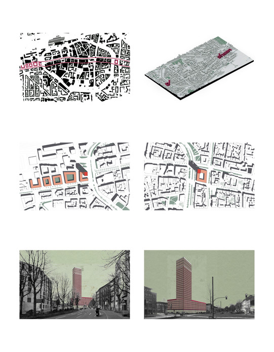 Studentische Arbeiten des Workshops "Internationale Frühjahrsakademie 2026 - High-Rises"