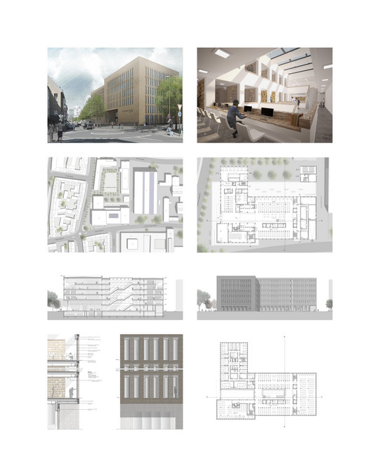 Überblick über die Masterarbeit von Julia Manneck im Zuge der Masterthesis "Stadtbibliothek zu Köln" im Sommersemester 2015 
