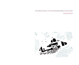 Cover der Internationalen Frühjahrsakademie Ruhr 2020 - Konversion