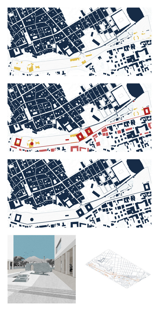 Studentische Arbeit der Sommerakademie 2023 - Learning from Pompeii