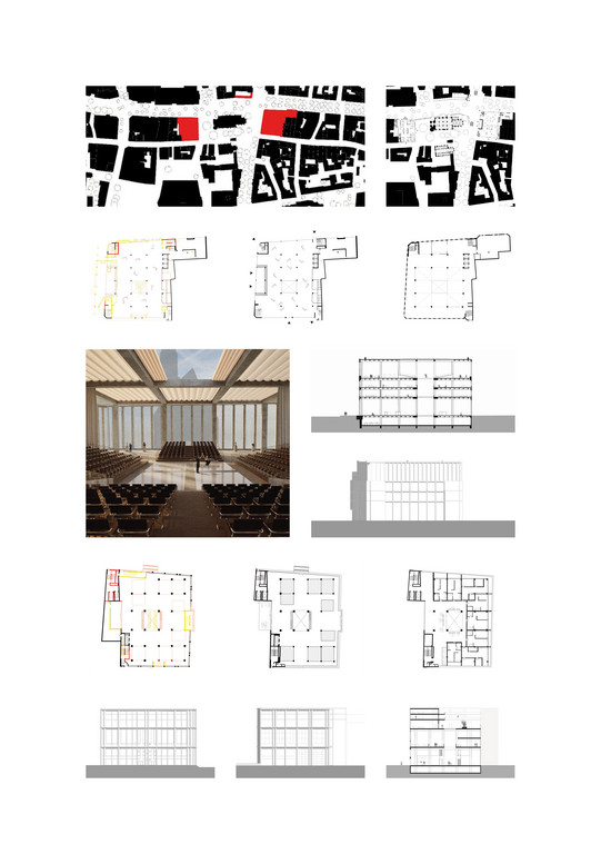 Studentische Arbeiten des Workshops "Internationale Frühjahrsakademie 2024 - Das Kaufhaus"