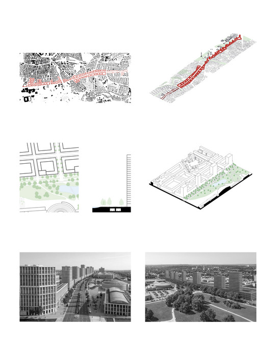 Studentische Arbeiten des Workshops "Internationale Frühjahrsakademie 2026 - High-Rises"