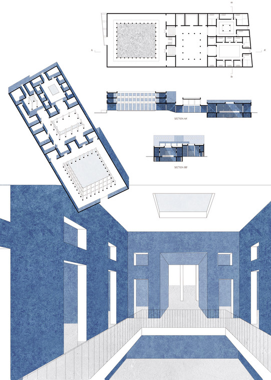 Studentische Arbeit aus dem vorbereitenden Seminars zur Sommerakademie "Learning from Pompeii"