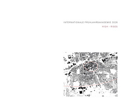 Cover der Publikation zur Internationalen Frühjahrsakademie 2026 - "High-Rises"