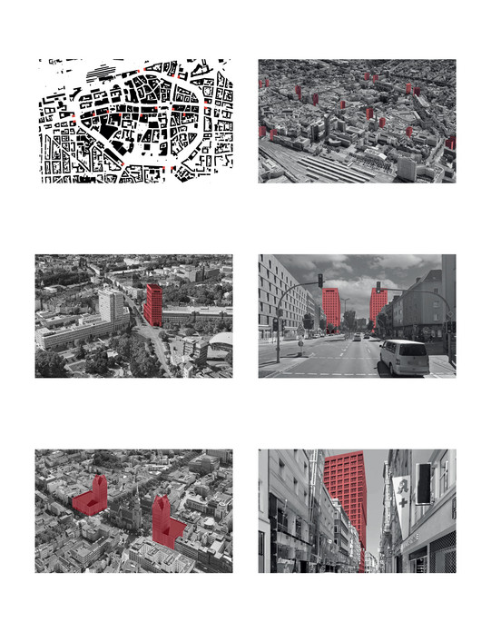 Studentische Arbeiten des Workshops "Internationale Frühjahrsakademie 2026 - High-Rises"