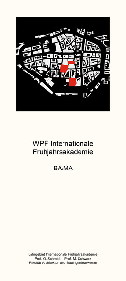 Übersichtsplakat zum WPF Internationale Frühjahrsakademie