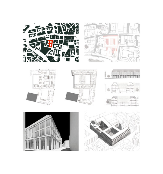 Studentische Arbeiten des Workshops "Internationale Frühjahrsakademie 2024 - Das Kaufhaus"