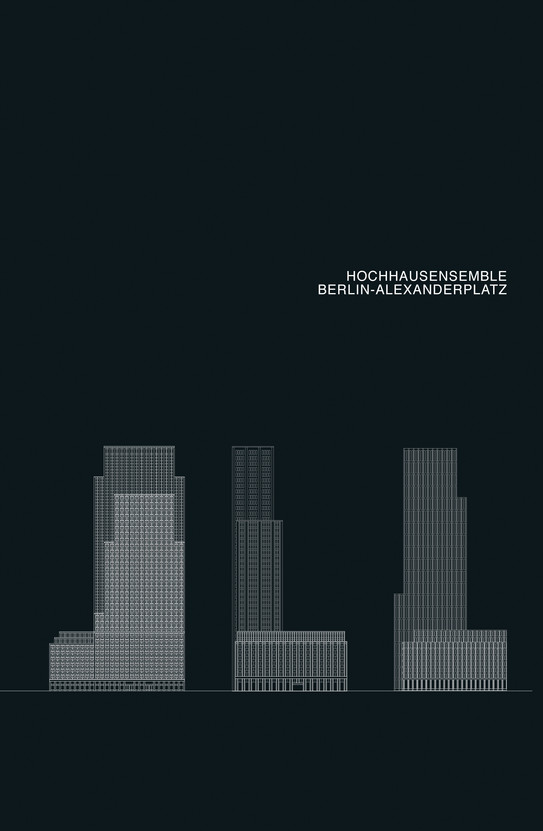 Deckblatt der Publikation des P3 "Hochhausensemble Berlin Alexanderplatz"