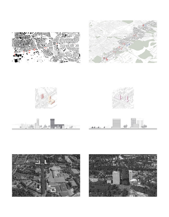 Studentische Arbeiten des Workshops "Internationale Frühjahrsakademie 2026 - High-Rises"