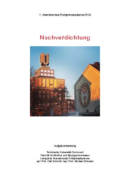 Deckblatt der Aufgabenstellung der Internationalen Frühjahrsakademie Ruhr 2019
