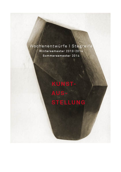 Deckblatt der Publikation der Stegfrei-Entwürfe "Kunstausstellung"